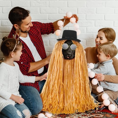 Dansydaisy 4 Pcs Pet Halloween Black Bowler Derby Hat Costume - Image 6