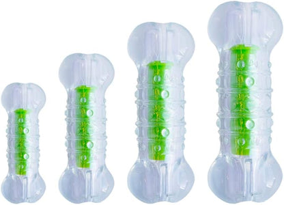 Petstages Crunchcore Bone Water Bottle Alternative Dog Chew Toy, Medium (Pack of 2)