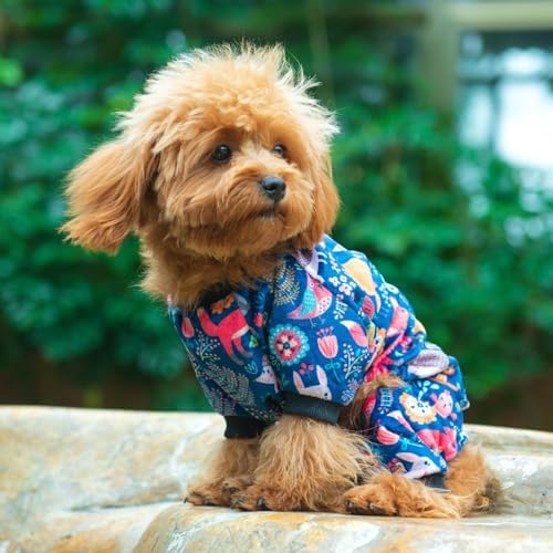 CuteBone Small Dogs Outfit Soft Puppy Onesies Pjs Dog Pajamas Pet Coat Cat Apparel Comfy Doggie Jumpsuit Bodysuit for All Seasons - Image 4