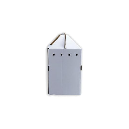 Disposable Cardboard Pet Carrier 12/Case | Sturdy Corrugated Cardboard Carrier