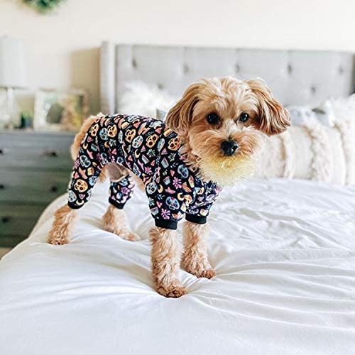 CuteBone Small Dogs Outfit Soft Puppy Onesies Pjs Dog Pajamas Pet Coat Cat Apparel Comfy Doggie Jumpsuit Bodysuit for All Seasons - Image 5