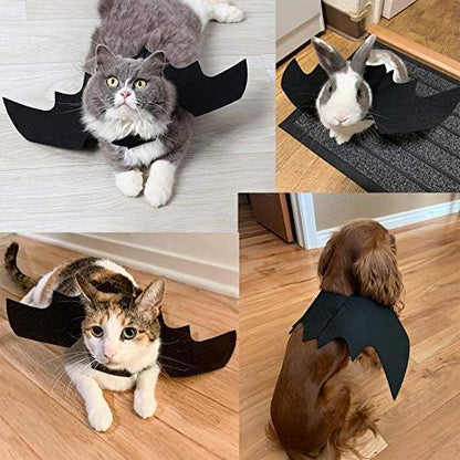 Cat Halloween Costume Bat Wing Pet Apparel for Small Dog Puppy Kitty Kitten - Image 3