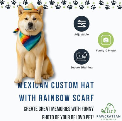 Pet Custom Dog Custom Cat Custom Hoodie, Sporty Look, Funny Gift, Halloween Holiday (Sombrero Set, One Size) - Image 7