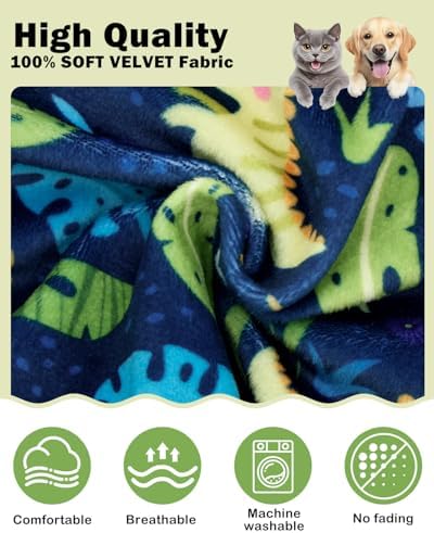 CuteBone Dinosaur Costume Dog Pajamas, Stretchy Spandex Crystal Velvet Sleepwear Coat for Small Dogs, Soft & Warm Pet Outfit Clothes for Cold Weather, Cozy Pullover Design COSP10M - Image 4