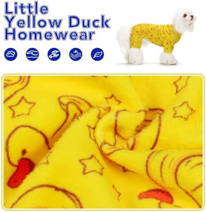 Paiaite Dog Pajamas Onesie: Comfortable Four-Legged Apparel for Small, Medium, & Large Dogs, Polyester Material for Comfort, Wrinkle Resistance, Moisture Wicking, Stretchiness Rotating Duck 3XL - Image 3