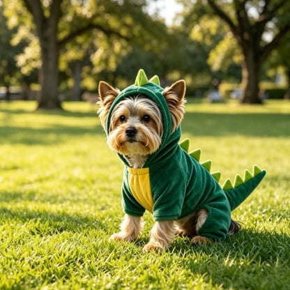 Dog Halloween Costumes Dog Dinosaur Costume Hoodie Pajamas for Dogs - Image 2