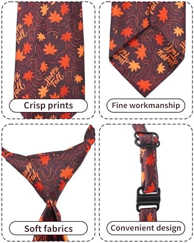 PET SHOW 10 Pack Fall Dog Ties Neckties for Medium Dogs - Image 2