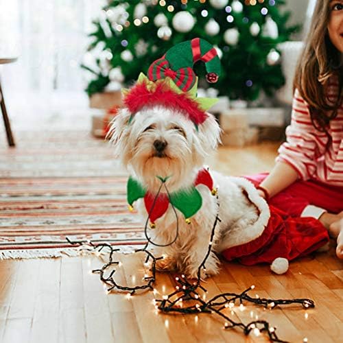 PAWCHIE Elf Christmas Hat Set - Dog & Cat Costume, Small Size - Image 6