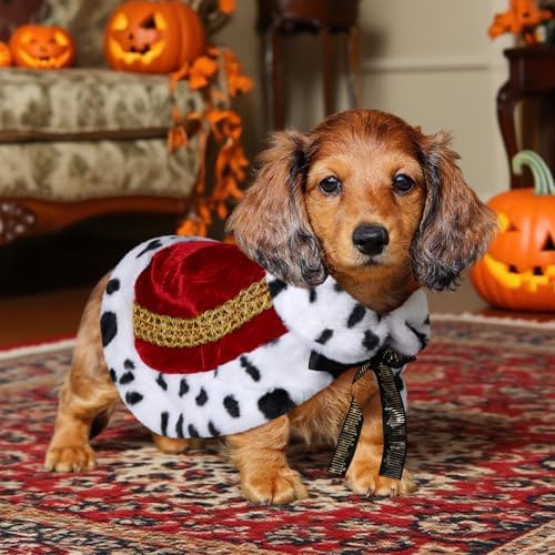 Dog King Costume, Faux Fur Dog Halloween Costume by Pextian