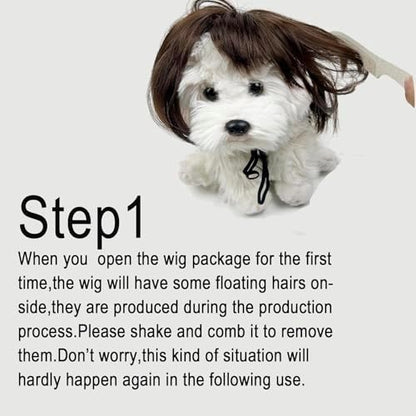 Cat Costume for cat only Mini cat bob Wig for Kitty or Porch Goose - Image 4