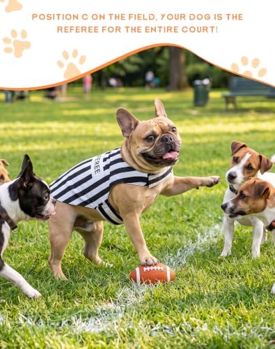 Dog Sports Referee Cape Shirt Pet Ref Cosplay Halloween Costume L - Image 5