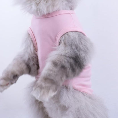 Custom Dog Shirt,Personalized Pet Apparel with Name Text Photo Image,Lightweight Breathable Puppy Kitten Cotton Vest for Small Medium Large Dogs Cats,Puppy Gift (Gray, 4X-Large)