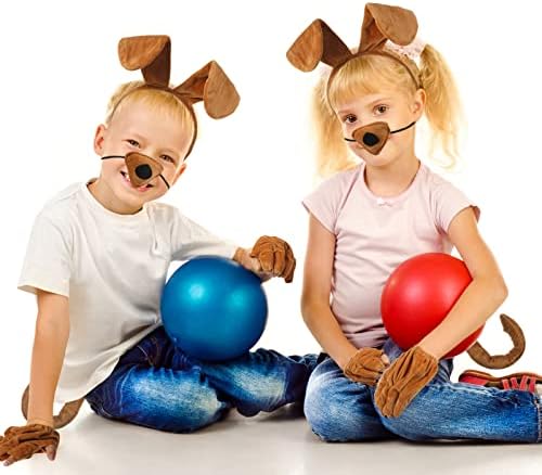 Syhood Puppy Dog Costume Set for Halloween Carnival - Image 4
