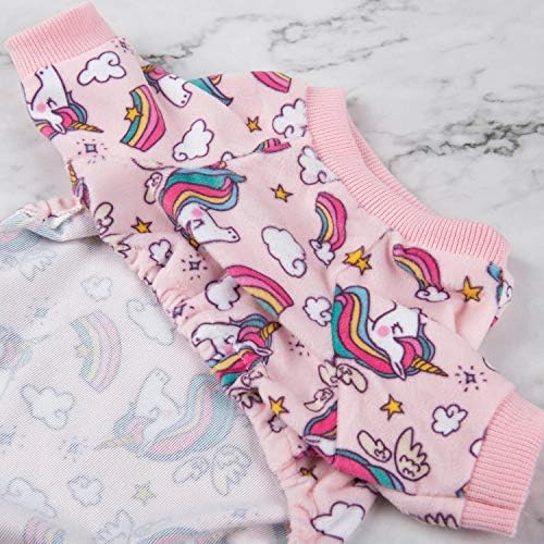 CuteBone Small Dogs Outfit Soft Puppy Onesies Pjs Dog Pajamas Pet Coat Cat Apparel Comfy Doggie Jumpsuit Bodysuit for All Seasons - Image 3