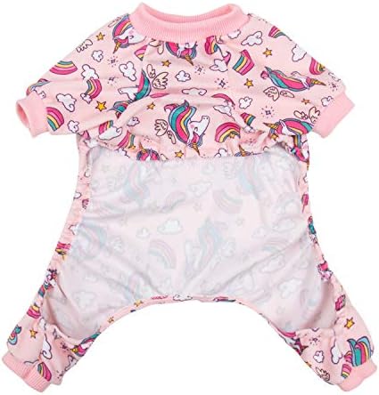 CuteBone Small Dogs Outfit Soft Puppy Onesies Pjs Dog Pajamas Pet Coat Cat Apparel Comfy Doggie Jumpsuit Bodysuit for All Seasons - Image 5