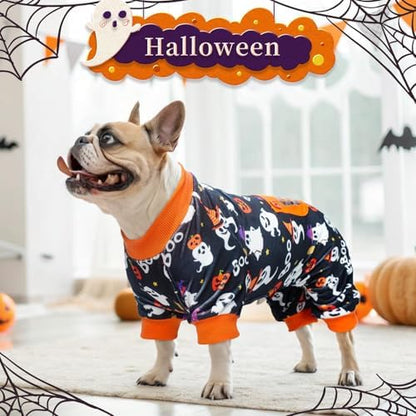 BEAUTYZOO Halloween Dog Pajamas, Soft Fleece Puppy Sweater for Small Dogs - Image 2
