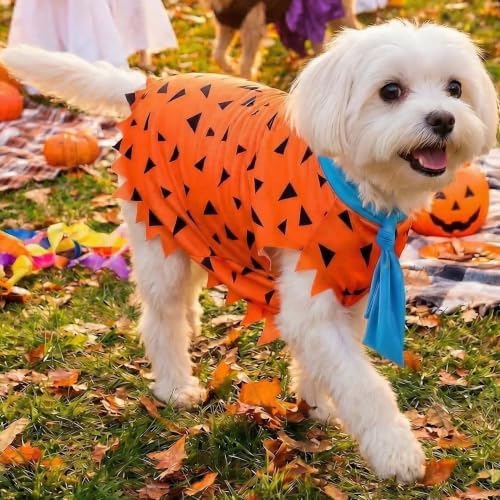 Halloween Small Large Dog Caveman Costume Stone Age Outfit,XL - Image 2