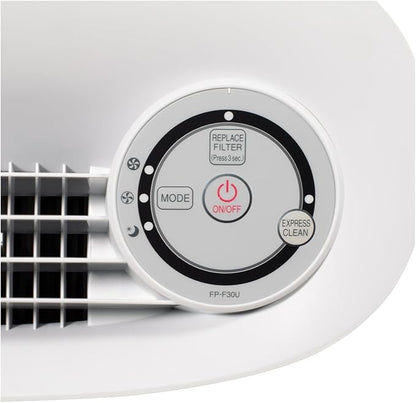 SHARP Air Purifier for Small Rooms – Covers up to 690 sqft in one hour, True HEPA Filter Air Purifier for Bedroom, Office or Dorm Room, Dust, Smoke, Pollen - FPF30UH