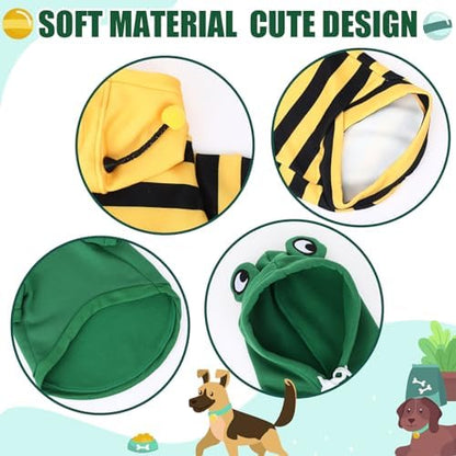 2 Pcs Halloween Costume Frog Bee Hoodie, M - Image 3