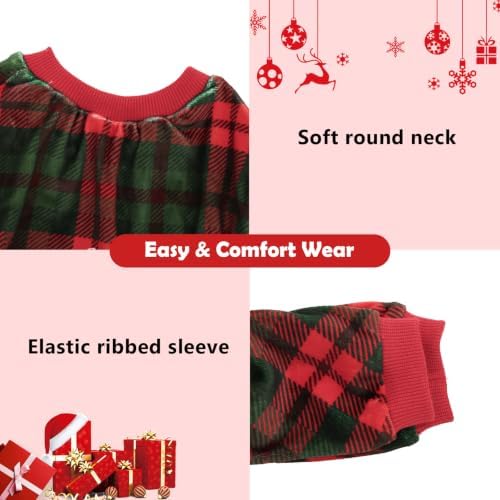 CuteBone Small Dogs Outfit Soft Puppy Onesies Pjs Christmas Dog Pajamas Pet Coat Cat Apparel Comfy Doggie Jumpsuit Bodysuit for All Seasons P357L - Image 3