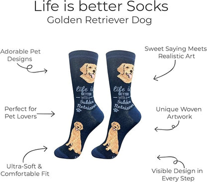 E&S Pets Pet Lover Socks - Dog & Cat Socks - Unisex Novelty Gifts