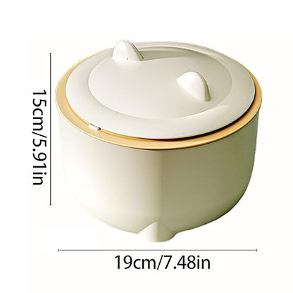 Odor Locking Cats Litter Disposal Can with Press Type Lid for Hygienic and Homes Environment Freshed Air Pet Supply Cats Waste Solution