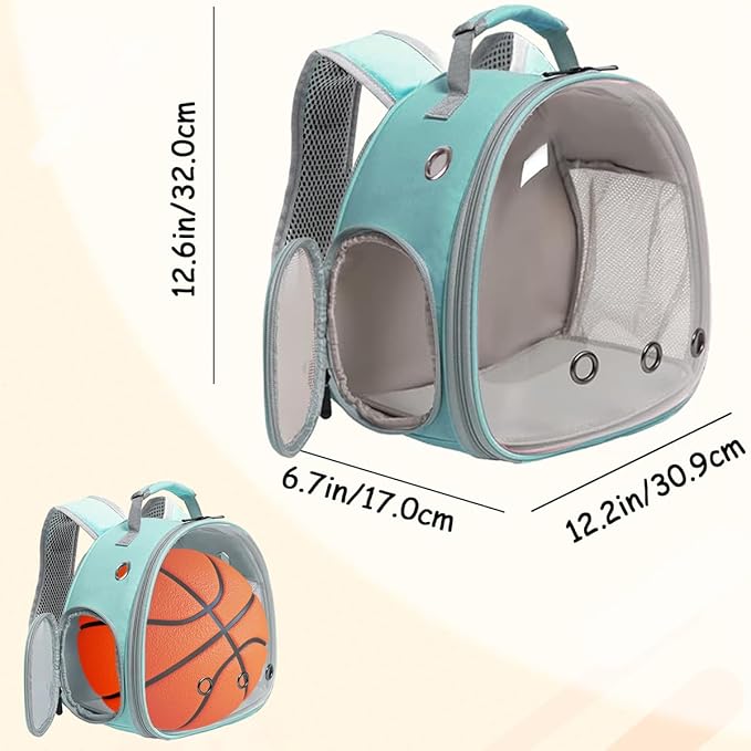 Guinea Pig Backpack, Space Capsule Bubble Window Small Animal Backpack for Guinea Pig, Bird Bunny Rat