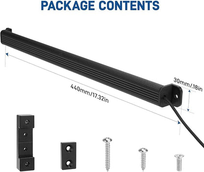 JERBOR RV Screen Door Closer with Adjustable Tension, Aluminum Camper Automatic Closing Device, Fit for Most Camper Latches & Travel Trailer Handles