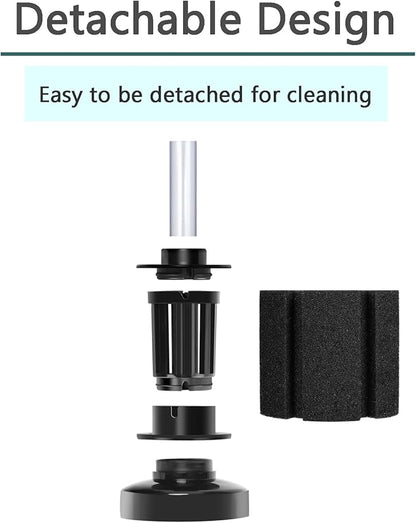 AQUANEAT 3 Pack Aquarium Bio Sponge Filter Breeding Fry Betta Shrimp Nano Fish Tank (Small up to 10Gal)