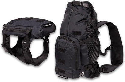 K9 Sport Sack Walk-On | Dog Carrier Dog Backpack with Harness & Storage (Medium, Anthracite Black)