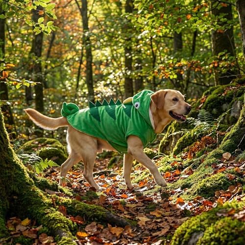 Halloween Chameleon Dog Costume Funny Pet Cat Clothes Outfits,3XL - Image 4