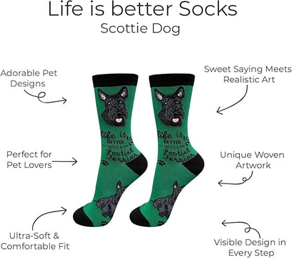 E&S Pets Pet Lover Socks - Dog & Cat Socks - Unisex Novelty Gifts