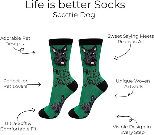 E&S Pets Pet Lover Socks - Dog & Cat Socks - Unisex Novelty Gifts
