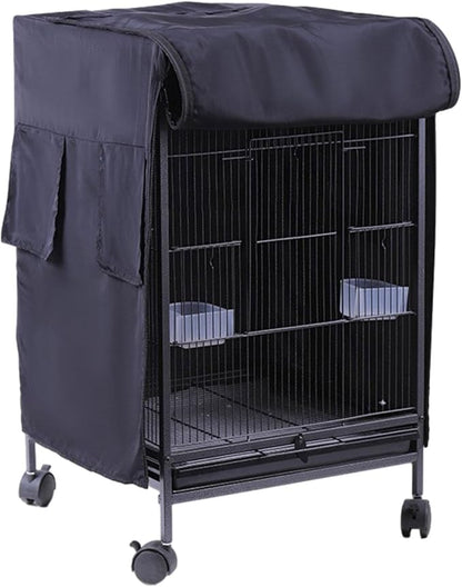 Bird Cage Cover, Bird Parrot Cage Cover, Bird Good Night Dustproof Blackout Cover, Windproof, Block Sunlight