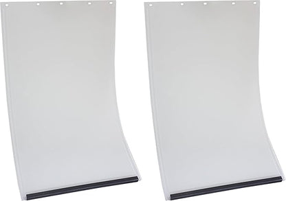 Large Replacement Dog Door Non PVC Flap Fits PetSafe PAC11-11039 - Measures 10 1/8" x 16 7/8" Longer Lasting, Most Energy Efficient, Less Shrinkage, BPA Free (Pack of 2)