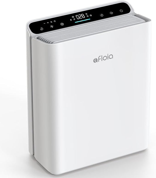 Air Purifier for Home Large Room Bedroom Up to 2000Ft² with PM2.5 Display Air Quality Sensor&Smart Auto Mode, 3-Stage Filter Cleaner Odor Eliminator, Remove Pet Dander Pollen Allergy Dust Mold Smoke
