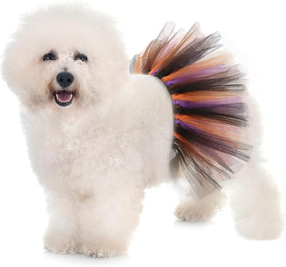 Lionheart glory Halloween Tutu Tulle for Dogs, Dog Costume Dress Ballerina Costume Skirt for Small Medium Large Dog Puppy Cats Pet Outfit Holiday Accessory Party