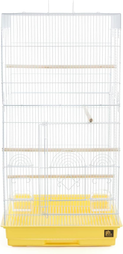 Prevue Pet Products SPECONO1818H-Y Tall Tiel Cage, Yellow