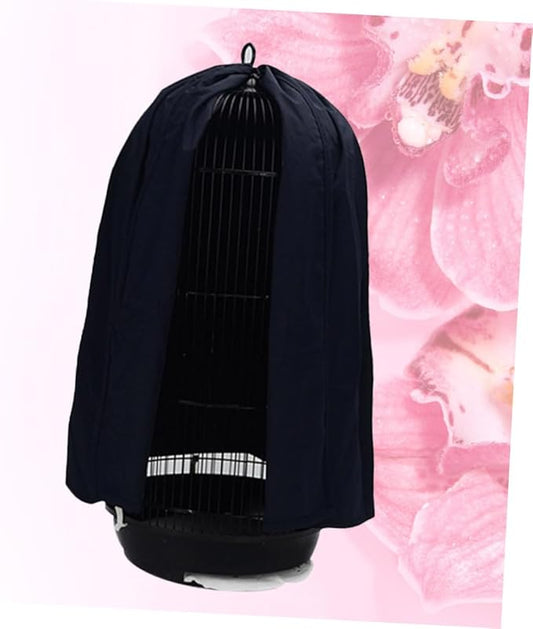 Creative Round Bird Cage Cover Lightweight Breathable Mesh Net for Parrots Easy to Install Air Circulation Fit for Various Cages