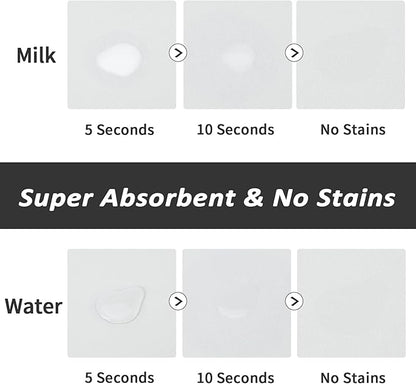 Dog Food Mat - Absorbent Cat Mat for Food and Water, No Stains Pet Feeding Bowl Mat, Easy to Clean Pet Placemats, Quick Dry Dog Water Dispenser Mat for Messy Drinkers | Paw Light Grey 16"x 24"