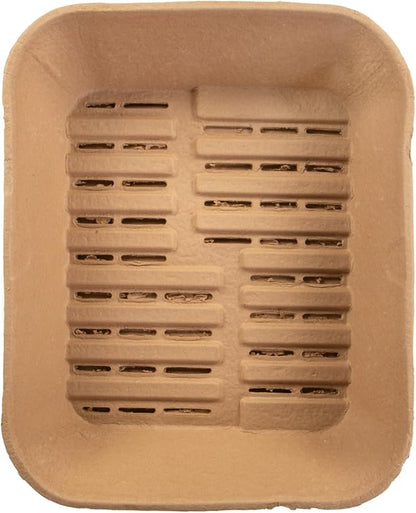 Kitty Sift (Set of 2 Litter Boxes & 1 Sifting Liner) Disposable Sifting Cat Litter Box Jumbo, 3 Count, Durable and Portable for Travel with Odor Control