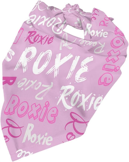 Custom Pet Scarf Personalized Dog Bandana with Name Personalized Add Your Text Bibs Triangle Head Scarfs Gift for Small Medium Large Dogs Cats Baby Puppy Pets Accessories