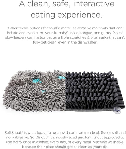 Pet Parents Forager Snuffle Mat with SoftSnout & Non-Slip Backing, Slow Feeder for Large & Small Dogs (Meadow 12")
