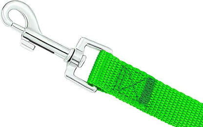 AmaGood Dog/Puppy Obedience Recall Training Agility Lead-15 ft 20 ft 30 ft 50 ft Long Leash-for Dog Training,Recall,Play,Safety,Camping (50feet, Green)