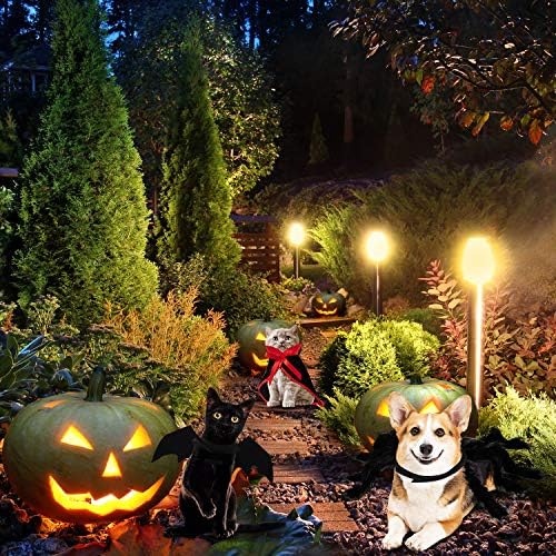 Syhood 3 Pcs Halloween Cat Dog Costume Set,Pet Bat Vampire Cloak,S,Gothic - Image 6