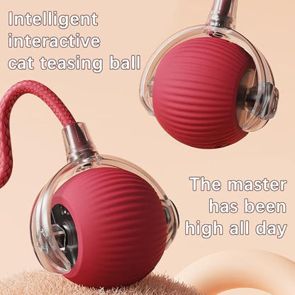Interactive Cat Toy,Electric Dog BallToy,Cat Toys for Indoor Cats,Chewie Viral Dog Ball,Adjustable Sports Rolling Toy,Electric Rolling Ball Christmas Birthday Gift for Pets.(Green)