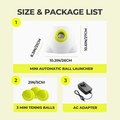 ALL FOR PAWS Original Dog Automatic Ball Launcher for Small and Medium Dogs, Interactive Dog Tennis Ball Throwing Machine, Enrichment Mental Stimulation Toys, Reduce Boredom & Stress