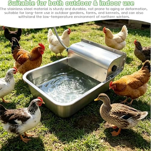 Automatic Dog Water Dispenser,Wide Mouth Design,Water Level Control