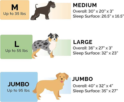 Furhaven Orthopedic Dog Bed for Large Dogs w/ Removable Bolsters & Washable Cover, For Dogs Up to 95 lbs - Pinsonic Quilted Paw L Shaped Chaise - Titanium, Jumbo/XL