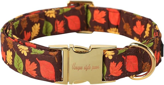 Unique style paws Dog Collar Metal Buckle Gift for Small Medium Large Boys Girls Dogs, XL